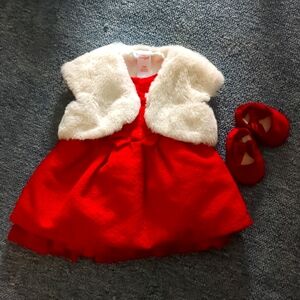 Christmas dress outfit 3-6 month